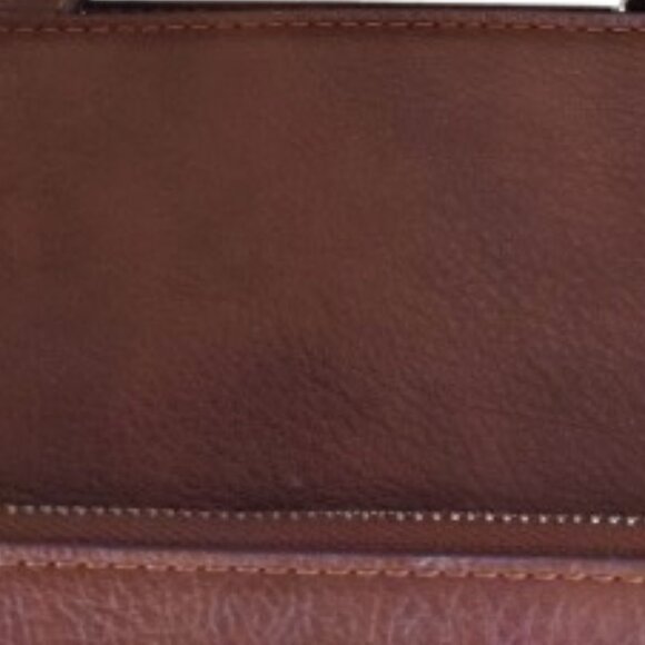 Large Brown  Faux Leather Handbag / Tote - Picture 7 of 8